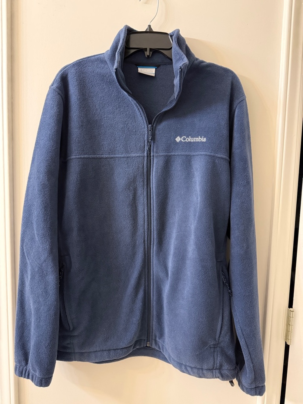 Columbia Blue Zip-Up Fleece Jacket